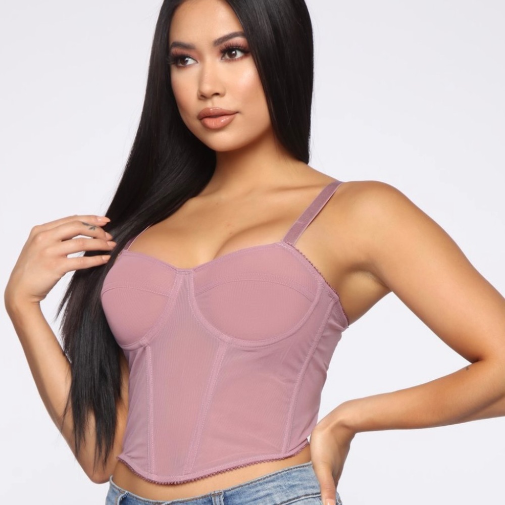 COPY - NWOT: Mauve Bustier Top